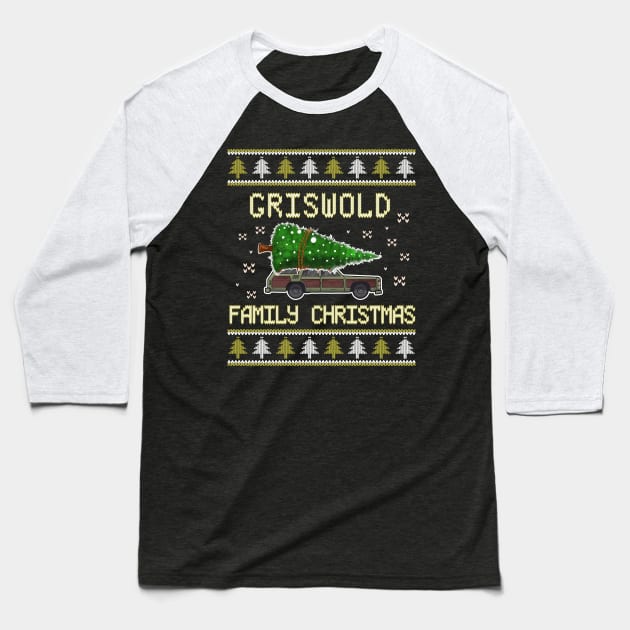 Christmas vacation Griswold family Christmas Baseball T-Shirt by DonVector
